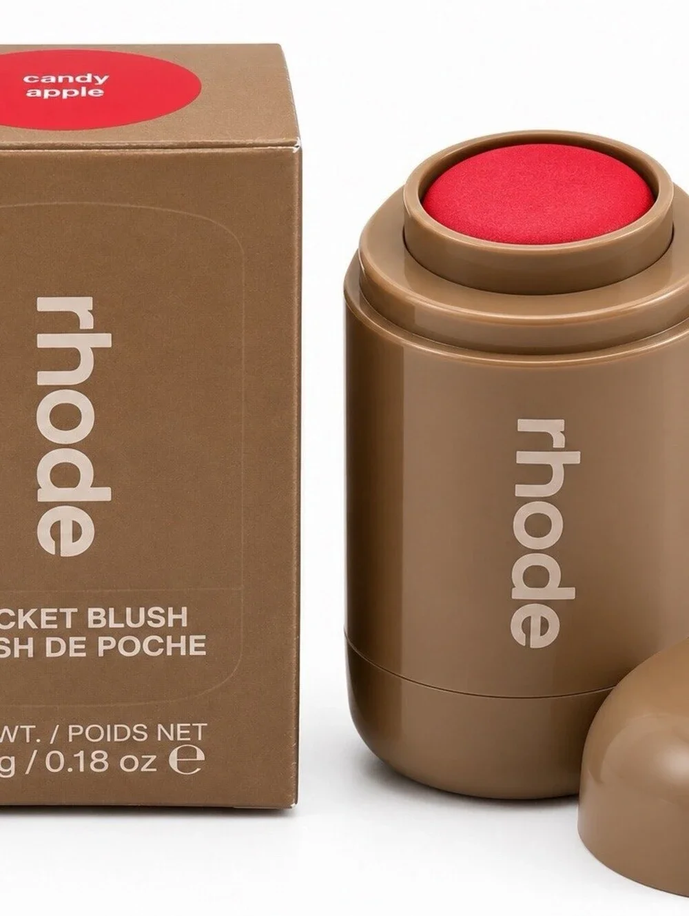 Rhode Pocket Blush Candy Apple 5.3g 0.18oz Cream Blush New In Box Authentic